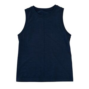 Athleta Dark Blue Heathered Tank Top Beautiful